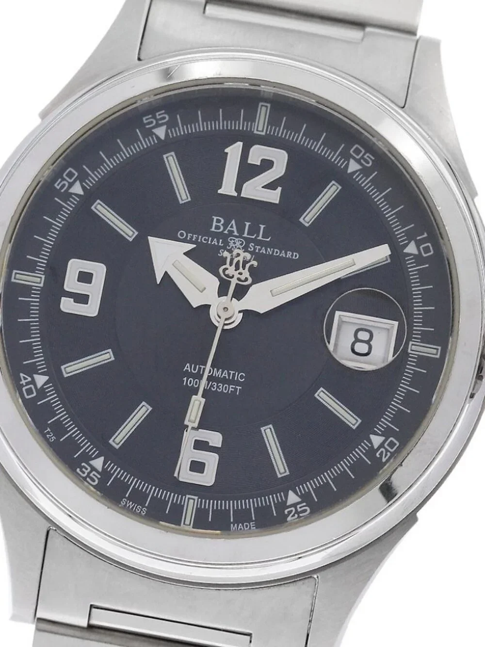 BALLWATCH Stokeman Racer NM2088C-SJ-BKWH Date black Dial Automatic Men's_972386